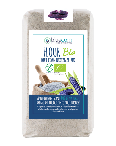 Organic Blue Corn Flour Nixtamalized (Masa Harina)